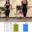 Sexy Women Bodycon Sleeveless Summer Evening Party Pencil Dress Black XL