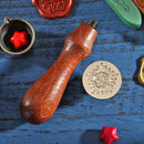 DIY Pattern Wax Seal Stamp Fire Painting for Stamping Envelope Wedding Gift Card