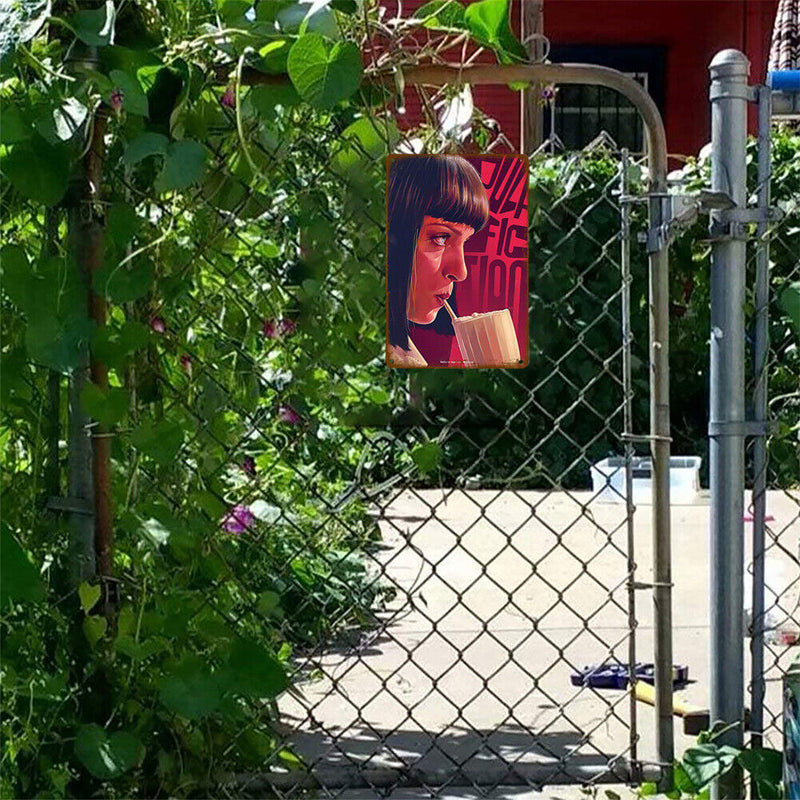 Characters Waterproof Retro Metal Plate Poster Tin Plaques Wall Signs (7)