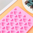 Valentine Ice Cube Love Heart Silicone Mold Fondant Molds Mini Heart Mould