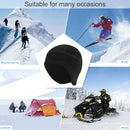 Winter Warm Cycling Fleece Ear Protection Cap Liner Skiing Beanie (Black)