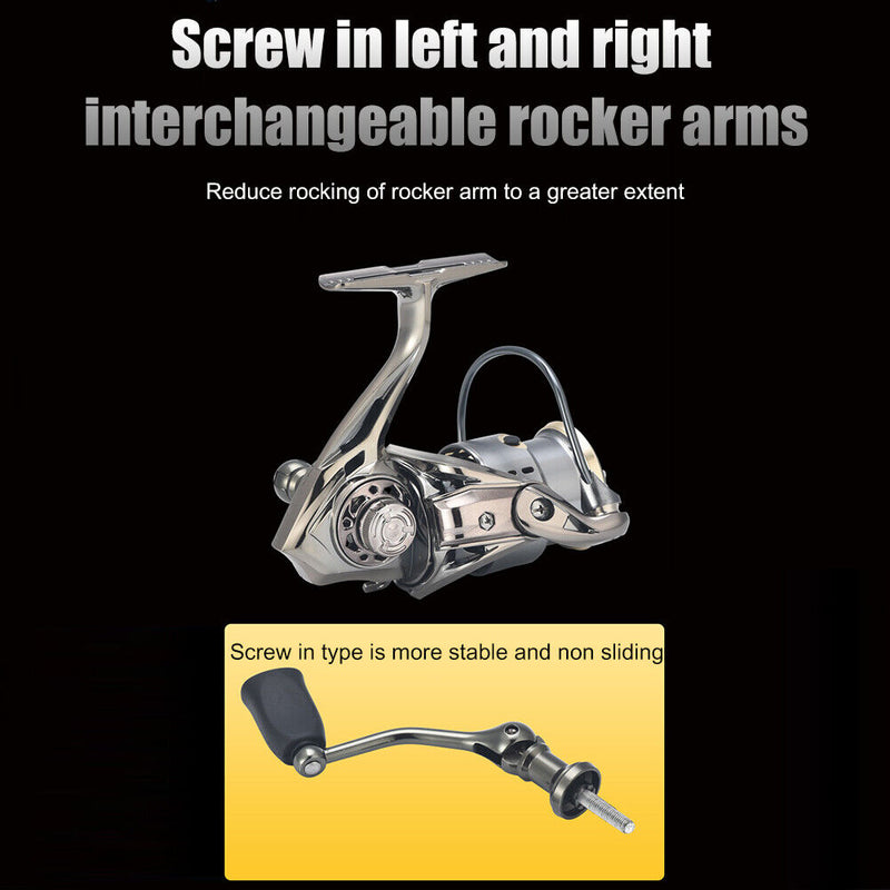 #A Spinning Fishing Reel Metal Line Cup Spool 13+1 Bearings Wheel for Long Shot