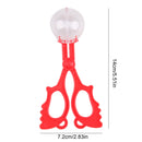 Snowball Maker Tool DIY Artificial Snow Ball Tongs with Handle (Red) Newly