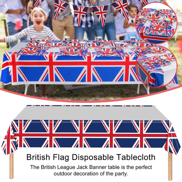1pcs British Flag Table Cloth Kitchen Tableware Mats Table Placemats Dining O2I1