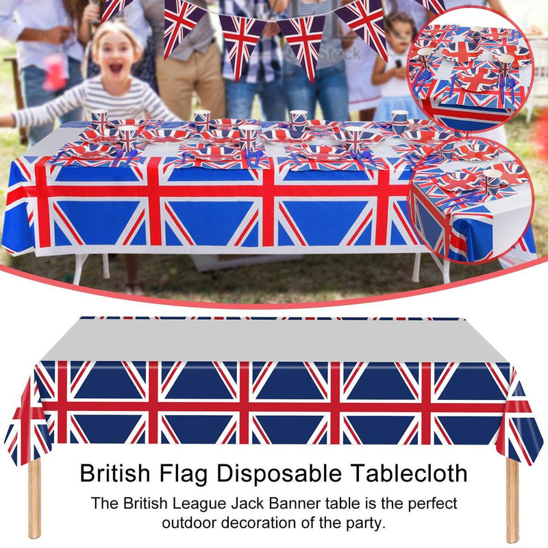 1pcs British Flag Table Cloth Kitchen Tableware Mats Table Placemats Dining O2I1