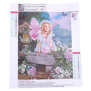 DIY Diamond Painting Cross Stitch Angle Girl In Flowers Diamond Embroidery