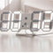Large LED Digital Wall Clock Alarm Hanging Clock For Home Snooze Watch USB LED