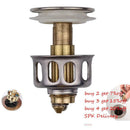 Basket Wash Basin Bounce Drain Filter Sink Drain Plug Size Sink Drain Stopper