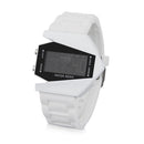 3pcs Unisex LED Waterproof Aircraft Sport Digital Display Watch Black