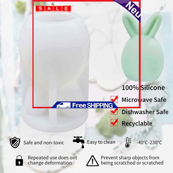 DIY Bunny Candles  Hausgemachte Duftkerzen-Formwerkzeug für Heimdekoration