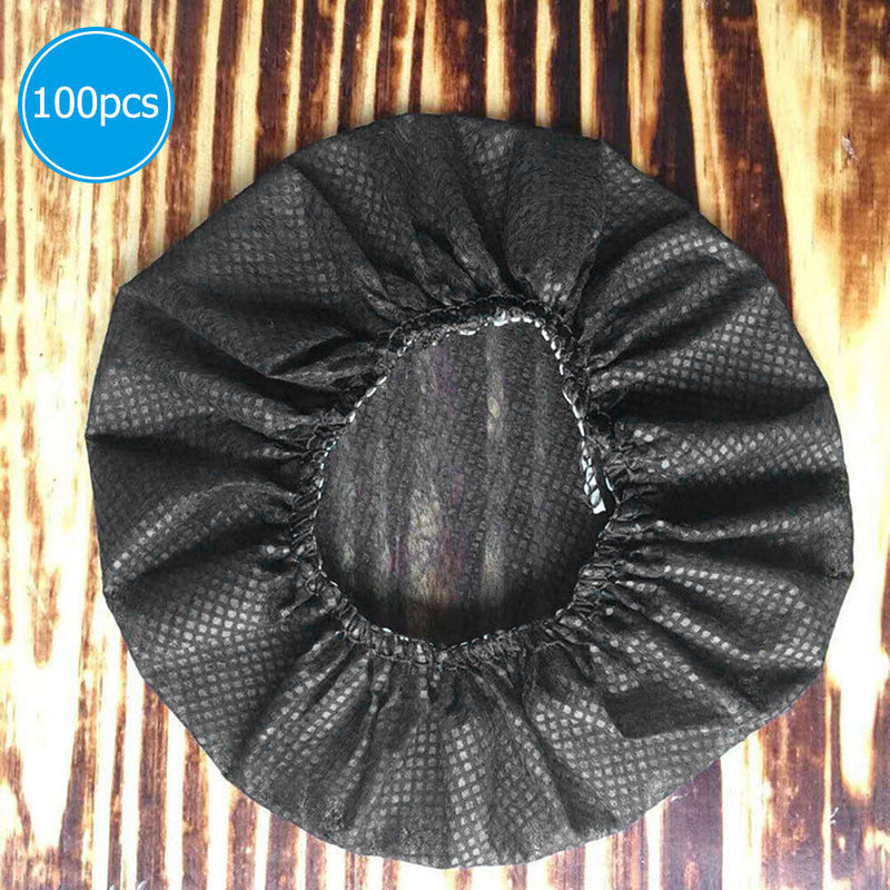 100pcs Disposable Headphone Covers Stretch Non-Woven Headset Sanitary Earmuff