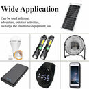 Travel Mobile Power Bank Solar Panel Charger With USB Port Emergency Survival