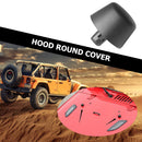 Rubber Hood Bump Stop Bonnet Bumper Cushion Black for Jeep Wrangler JK 07-17