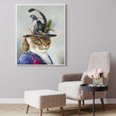 Cat Pattern Oil Paint By Numbers Kit Frameless Drawing Picture Wall Decor