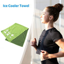 Microfiber Cold Washcloth Breathable Instant Cooling Towel Quick Dry for Runn