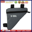 Triangle Cycling Bike Bicycle Front Tube Frame Pouch Bag(Gray) A