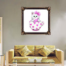 5D DIY Diamond Painting Cute Cat Cross Stitch Embroidery Rhinestones Kits 2