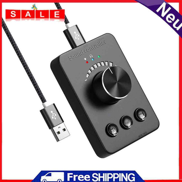 Bluetooth Compatible 5.1 USB External PC Computer Volume Controller with Cable