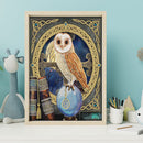 5D Diamond Painting Kit Owl Partial Special Shape Drill Rhinestone DIY Wall Arts