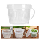 Kitchen Box Food Drain Box Fresh Box Chopped Green K Garli c Box Onion U F5T5