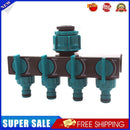 4 Way Garden Host Splitter Faucet Irrigation Adapter Water Tap Connector