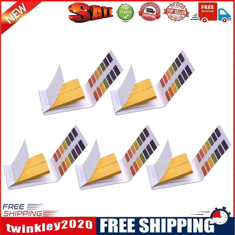 PH Test Strip Paper Cosmetic Aquarium PH Litmus Indicator Paper Card (5pcs)