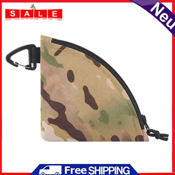 Portable Coffee Filter Storage Organizer Bag Camping Coin Hook Purse Accessories