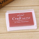 Inkpad DIY Home Stamp Ink Pad Scrapbooking Printing Stationery(Ocher-Yellow
