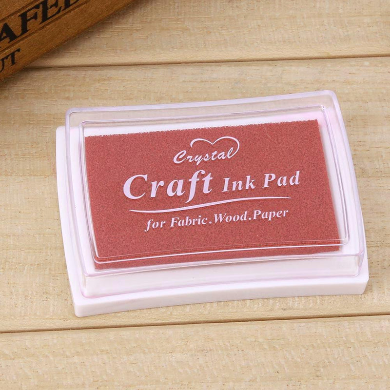Inkpad DIY Home Stamp Ink Pad Scrapbooking Printing Stationery(Ocher-Yellow