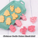 Claus Cake Mould Cookies Cutter Baking & Pastry Tools Christmas Biscuit Mold