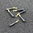 30/50pcs Fishing Float Seat Copper Head Rubber Drift Bobber Rotation Buoy Sea