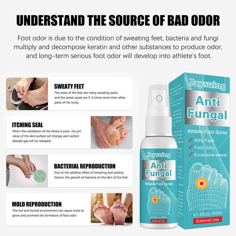 Anti Fungal Athlete Feet Spray Sterilize Infection Foot Toe Paronychia Trea