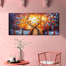 Flower Tree by Lake Oil Paint By Numbers Kits Picture Wall DIY Home Decorat