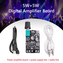2x5W Digital Power Amplifier Board Dual Channel Audio AMP with Volume Control