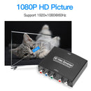 HDMI-compatible to YPBPR Component Converter 1080P Video Audio Adapter for