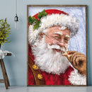 Diamond Painting Santa Full Round Drill Picture of Rhinestone DIY Drawing Kit