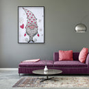 5D Diamond Painting DIY Rhinestone Special Shaped Love Heart Gnome Pictures Kit