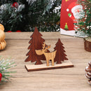 Gift Wooden Assembled Elk Ornaments Elk Pendant Elk Craft Wooden Elk Tree