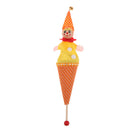 Retractable Smiling Clown Hide & Seek Play Jingle Bell Baby Kids Funny