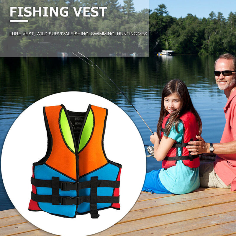 Swimming Boating Sailing Water Sports Safety Vest Survival Life Jacket for Ki