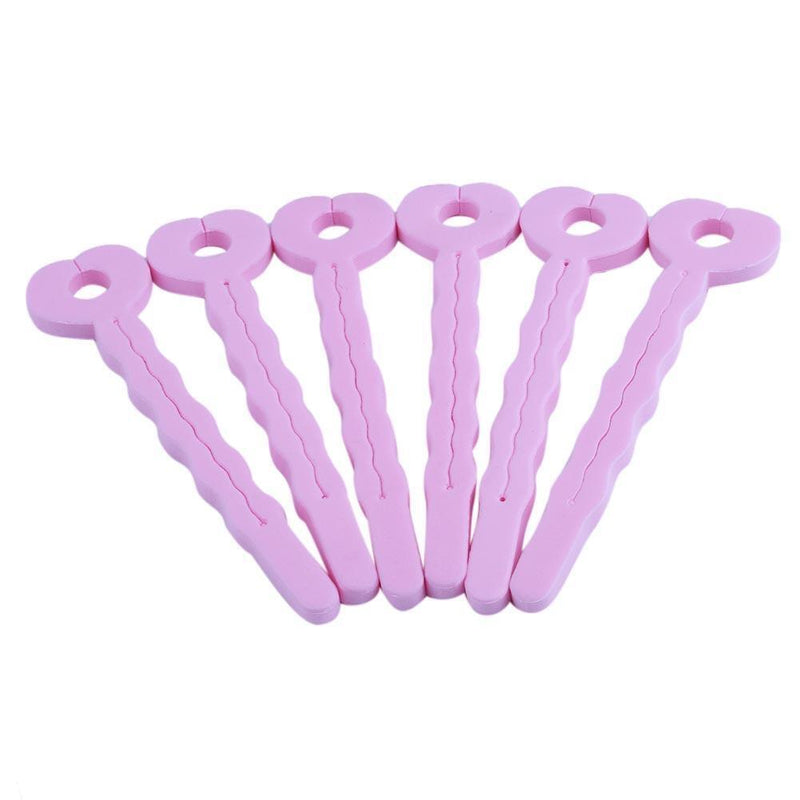 6pcs Sponge Curler Hair Rollers Sleeping Beauty Curls Sponge Curl Sticks