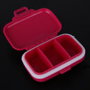 Woyiazt 3 Grids Portable Pill Box Medicine Jewelry Storage Case Container