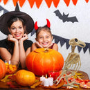 Crazy Bone Skeleton Raven Plastic Animal Skeleton Bones Horror Halloween Decor`
