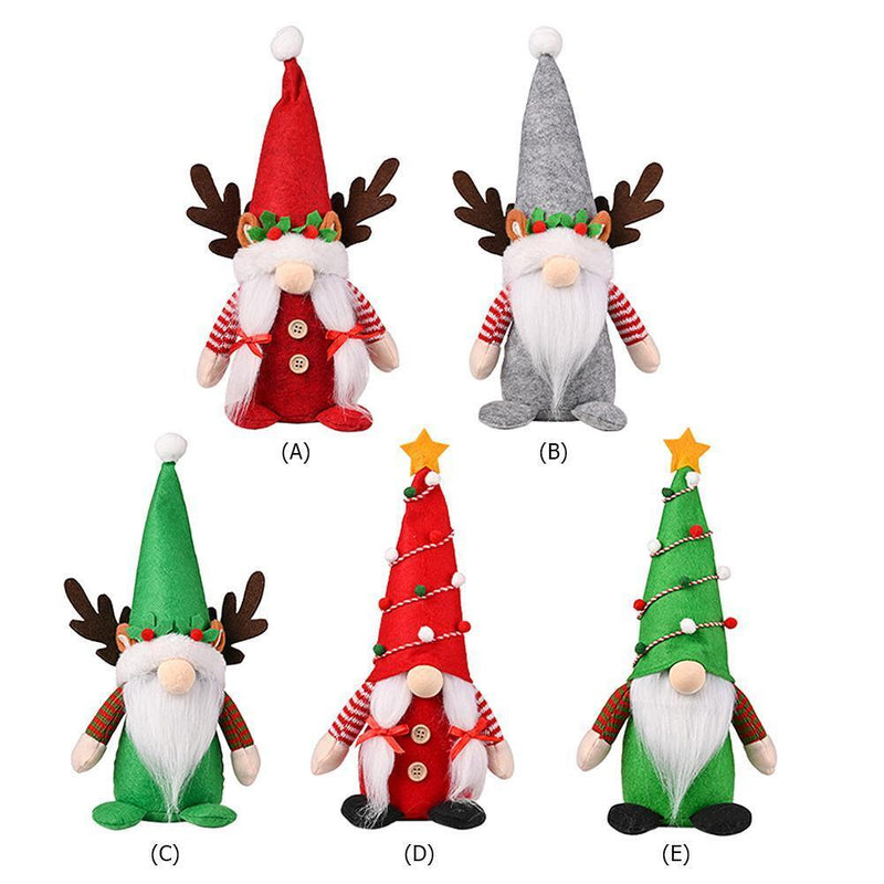 Christmas Gnomes Sequin Cap Decoration for Friends Family Gifts (Antlers Re