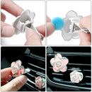 Auto Cute Accessories Aromatherapy Car Clips Bling Rose Car Air Vent Clip