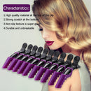 10pcs Durable Hairpins Duckbill Positioning Hairpin DIY Salon Tool (Purple)