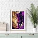 Aisen DIY Diamond Painting Animal Wolf Horse Owl 5D Cross Stitch Diamond Round from K