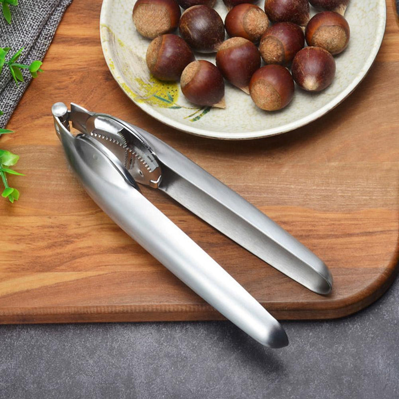 Stainless Steel Chestnut Clip Nut Opener Cracker Sheller Walnut Plier Tools