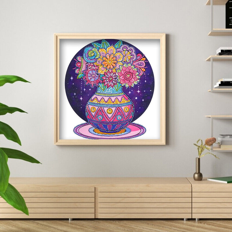 DIY Part Special Shape Diamond Painting Kit 5D vase Drawing