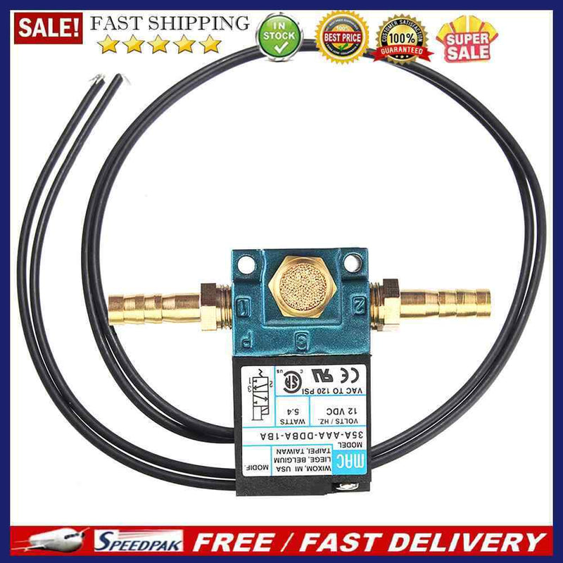 3-Port DC 12V 5.4W Solenoid Valve with Connector Boost Control Solenoid Val
